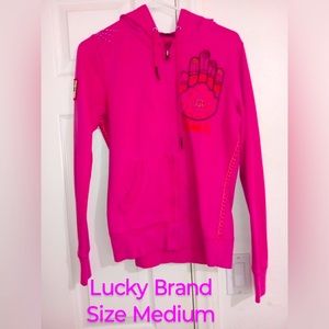 Lucky brand zip up hoodie